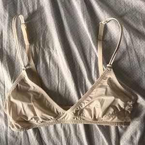 American Apparel White Bralette